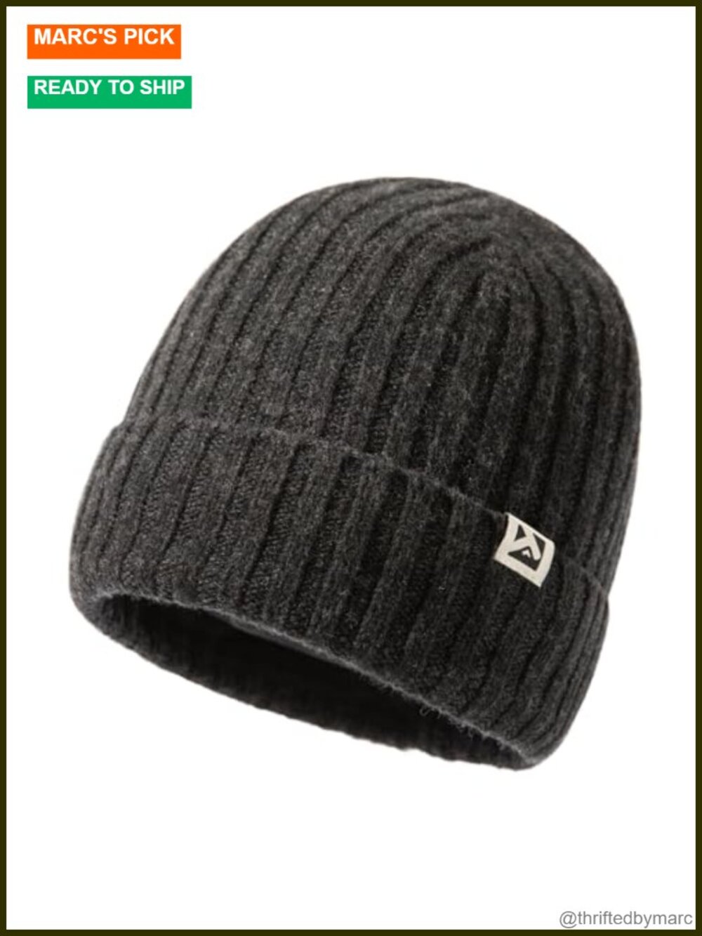 100% Merino Wool Beanie Fleece Lined Watch Cap Winter Warm Adult